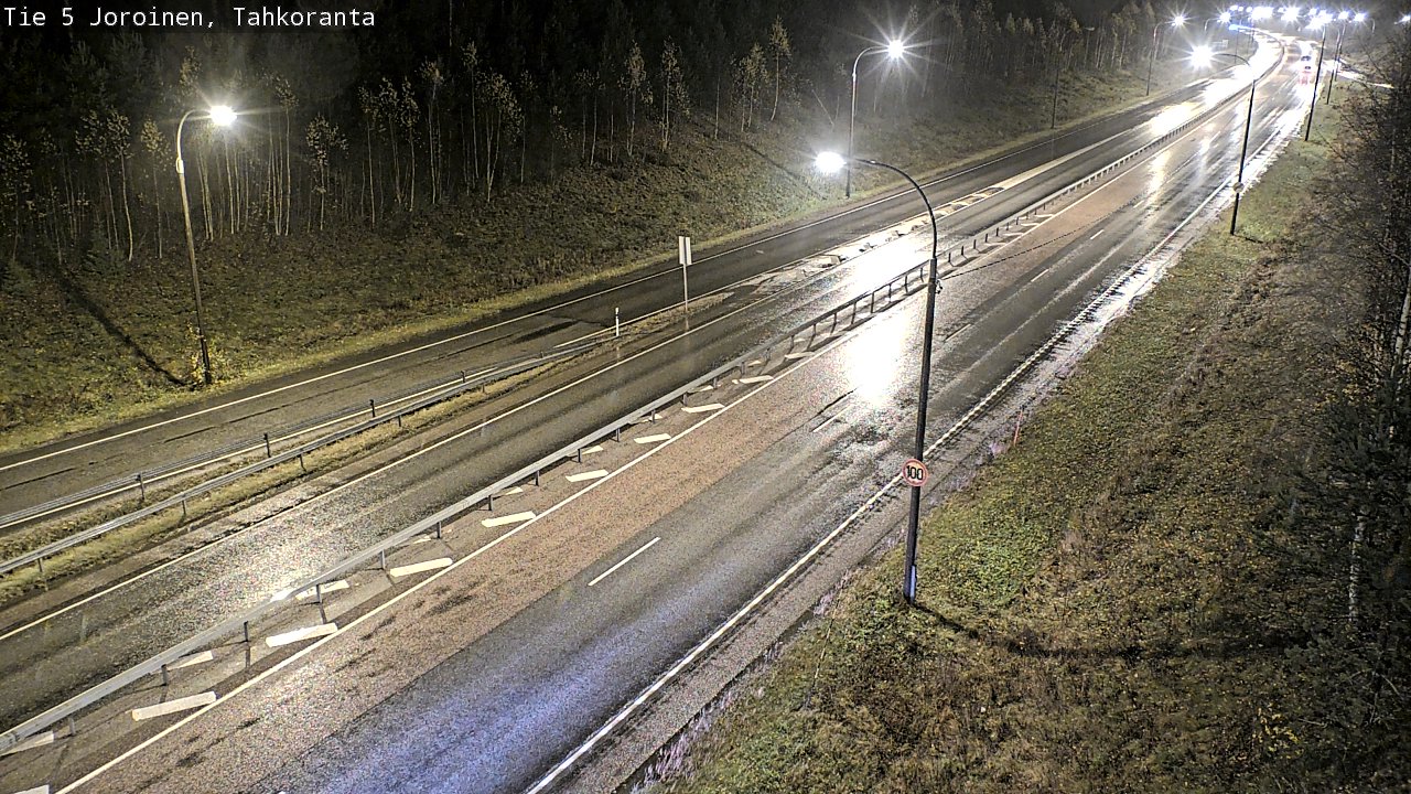 Weather Camera Image Väg 5 Jorois, Tahkoranta, Joroinen, Pohjois-Savo