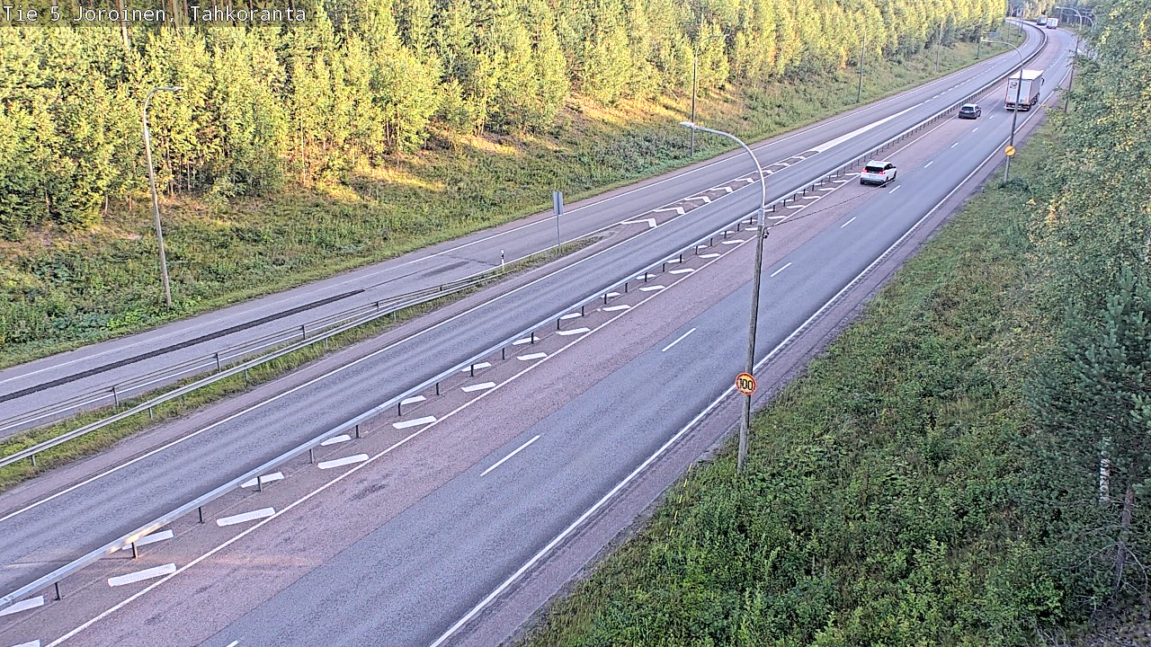 Weather Camera Image Road 5 Joroinen, Tahkoranta, Joroinen, Pohjois-Savo