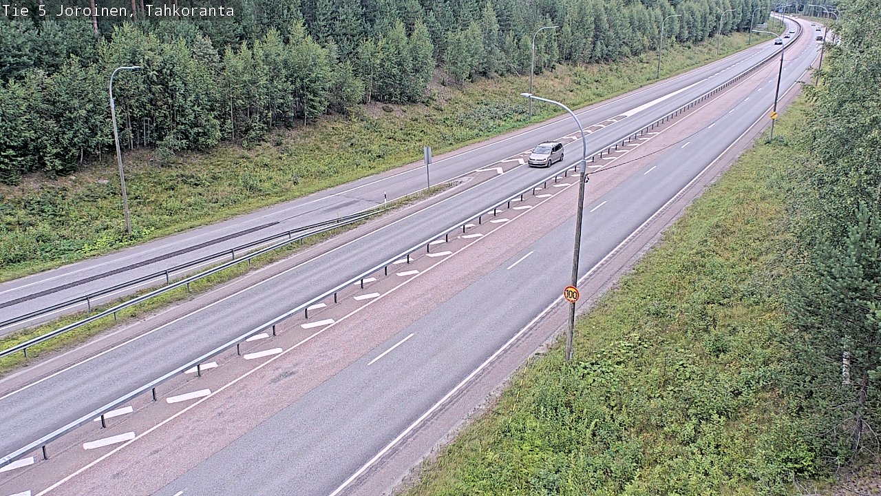 Weather Camera Image Road 5 Joroinen, Tahkoranta, Joroinen, Pohjois-Savo
