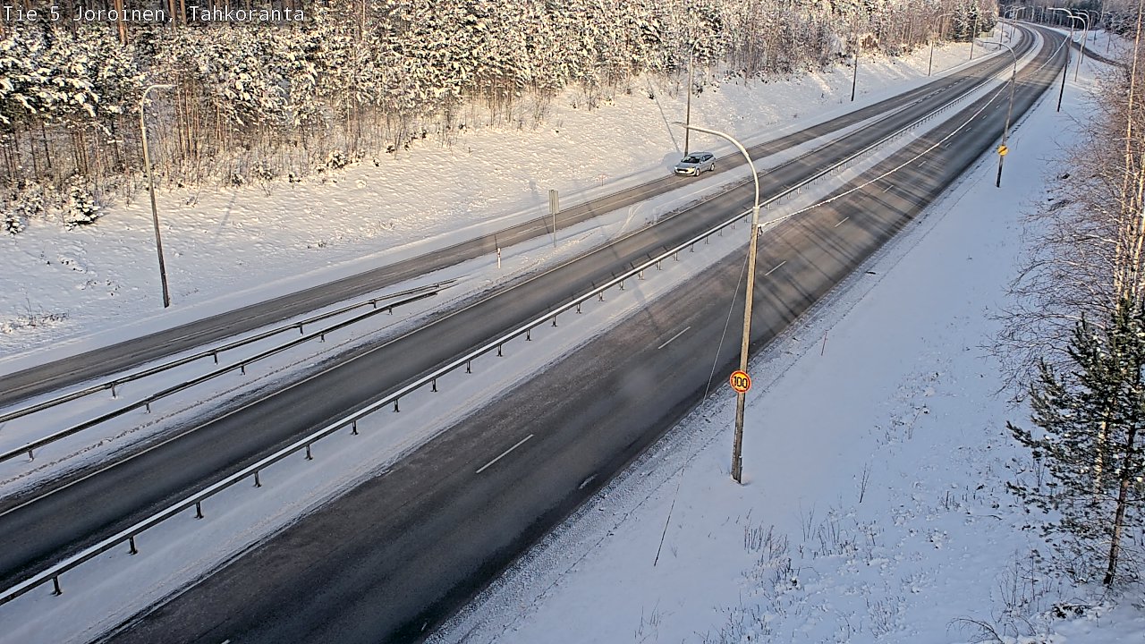 Weather Camera Image Road 5 Joroinen, Tahkoranta, Joroinen, Pohjois-Savo