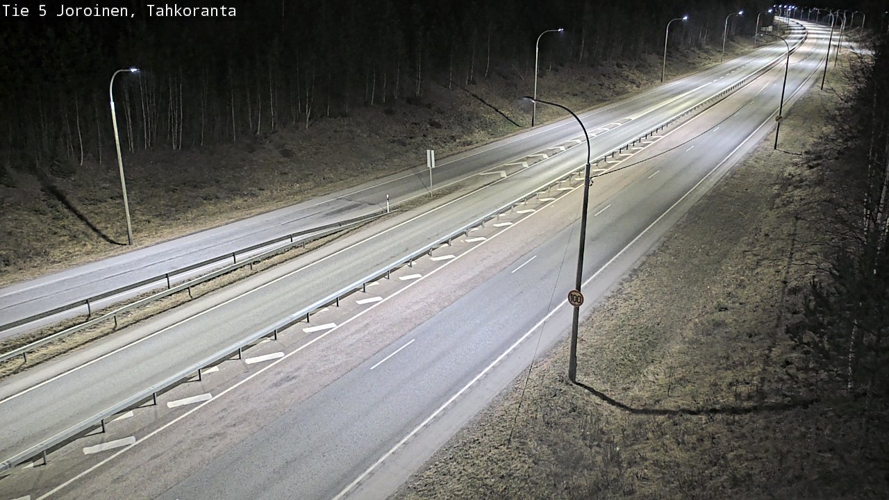 Weather Camera Image Road 5 Joroinen, Tahkoranta, Joroinen, Pohjois-Savo