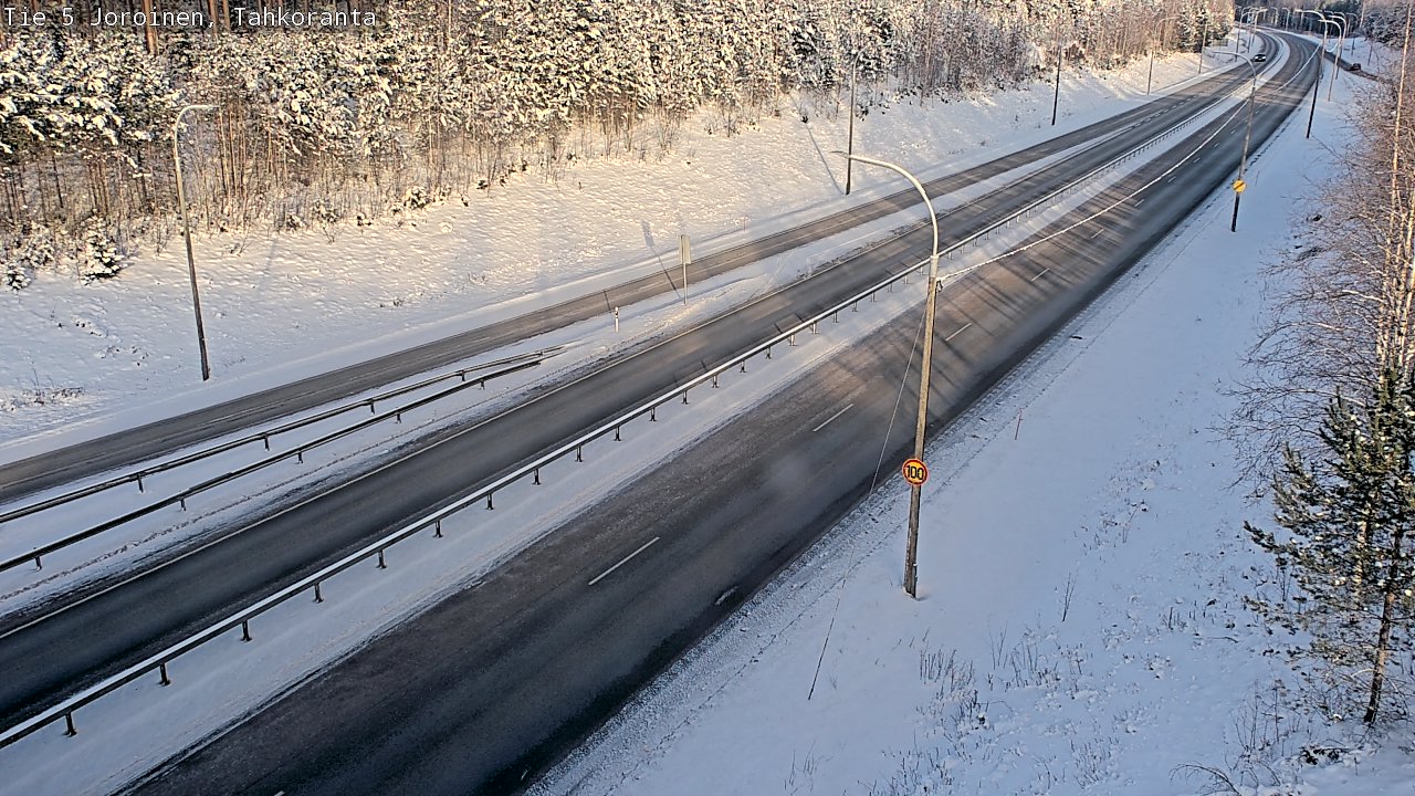 Weather Camera Image Road 5 Joroinen, Tahkoranta, Joroinen, Pohjois-Savo