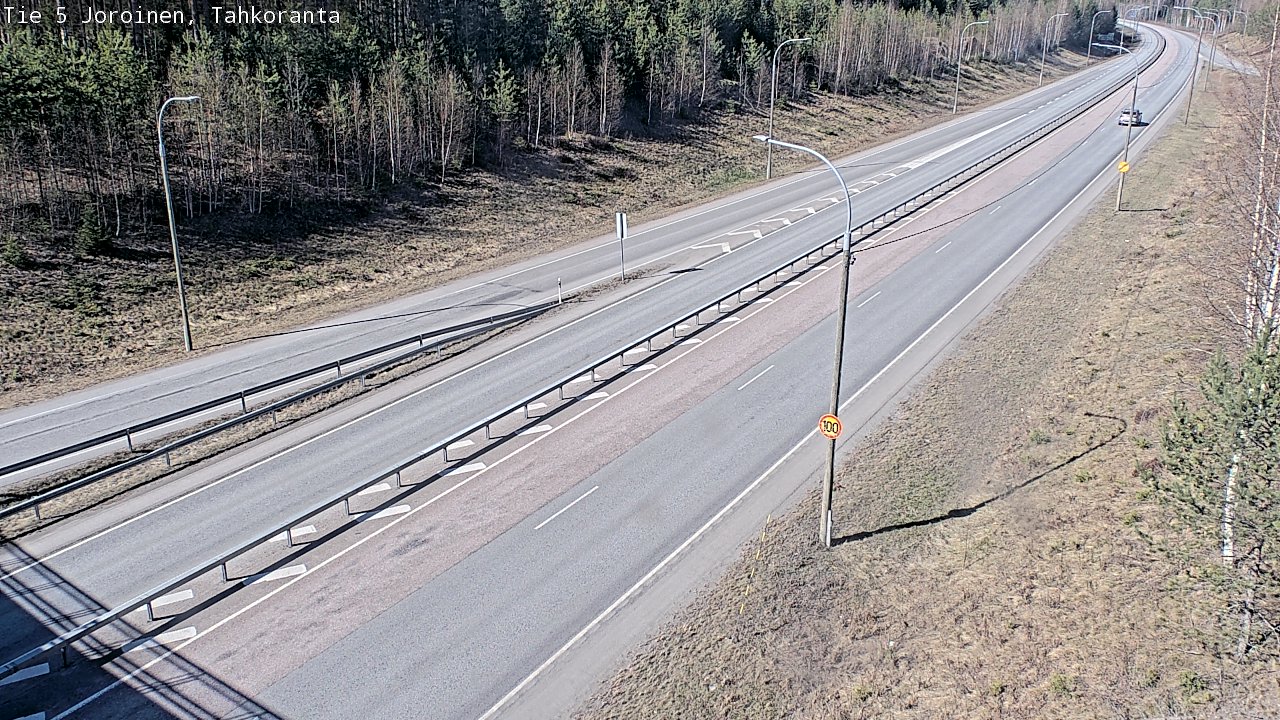 Weather Camera Image Road 5 Joroinen, Tahkoranta, Joroinen, Pohjois-Savo
