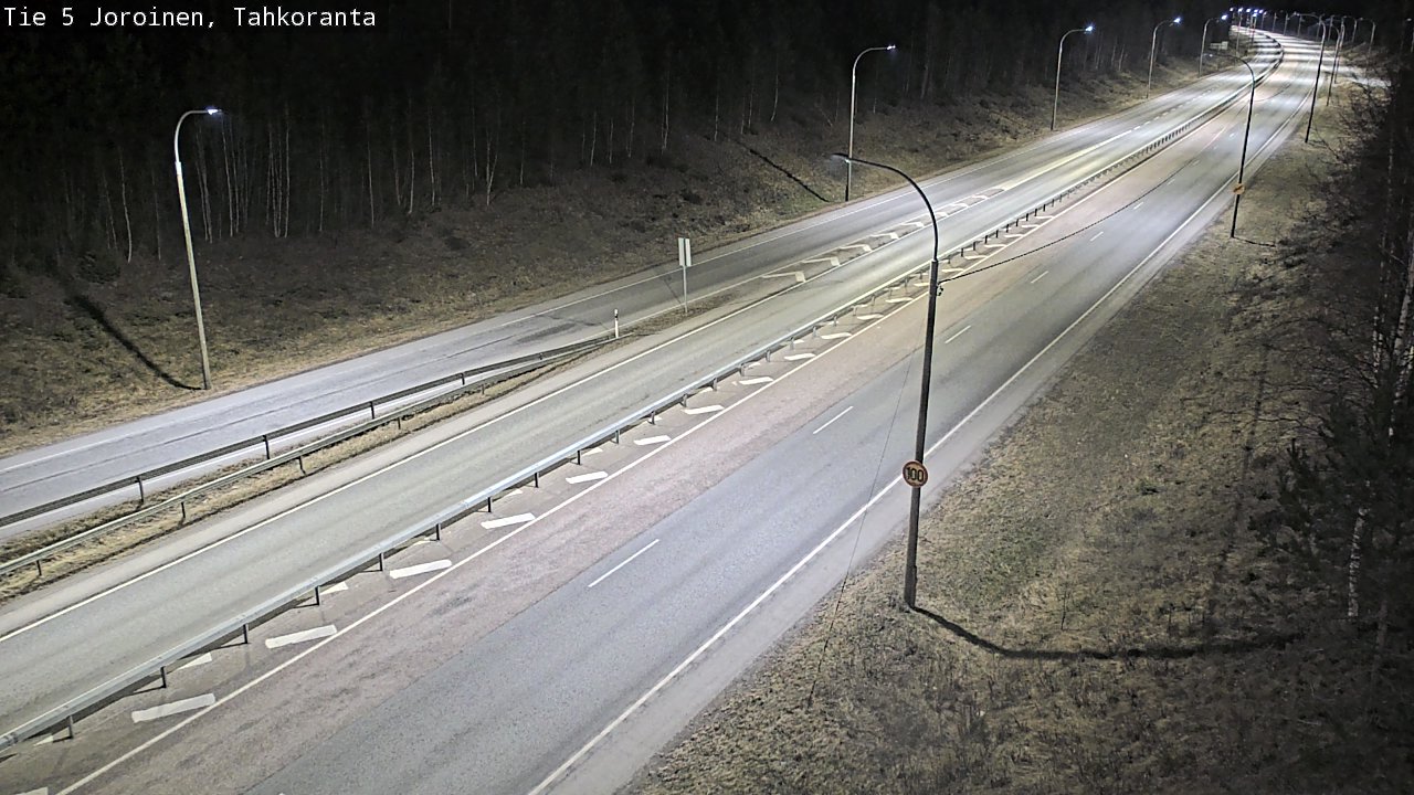 Weather Camera Image Road 5 Joroinen, Tahkoranta, Joroinen, Pohjois-Savo