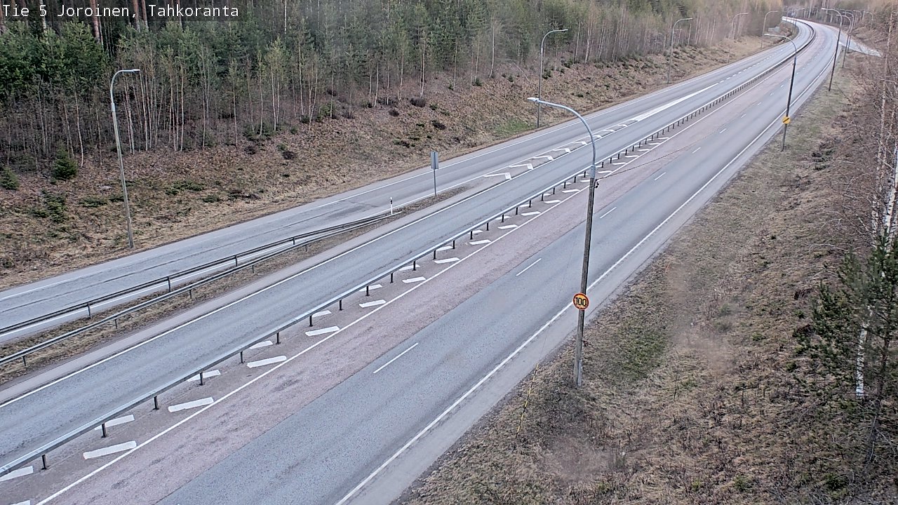 Kelikamerat Kuva Tie 5 Joroinen, Tahkoranta, Joroinen, Pohjois-Savo