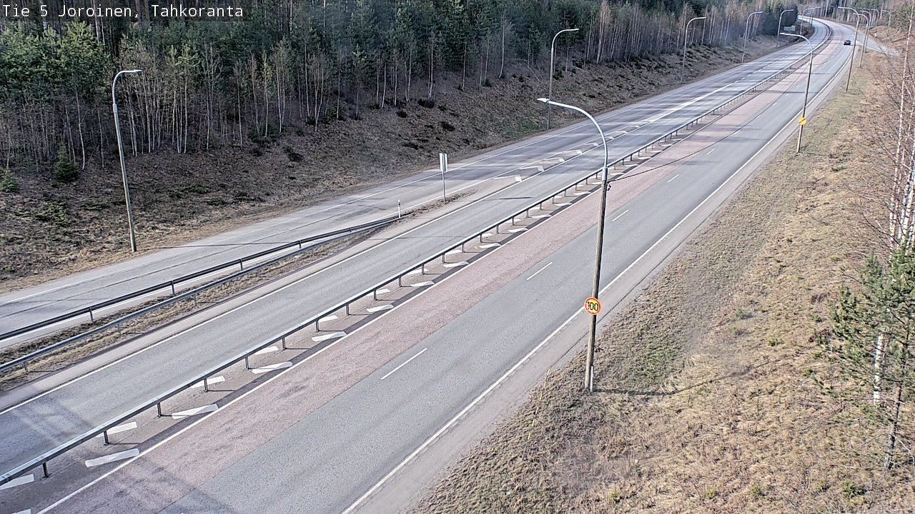 Weather Camera Image Road 5 Joroinen, Tahkoranta, Joroinen, Pohjois-Savo