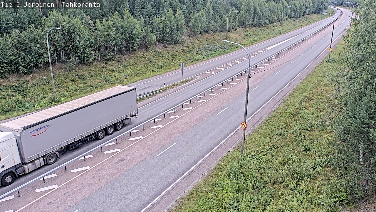 Weather Camera Image Road 5 Joroinen, Tahkoranta, Joroinen, Pohjois-Savo
