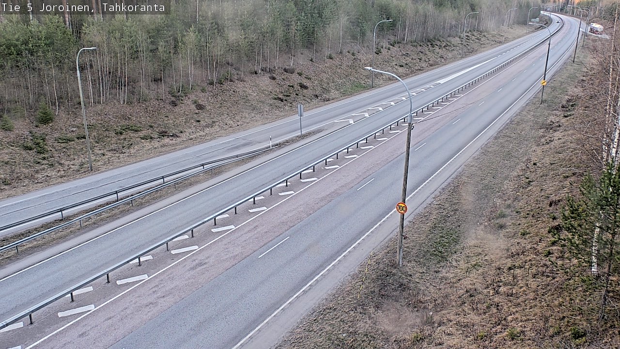 Weather Camera Image Road 5 Joroinen, Tahkoranta, Joroinen, Pohjois-Savo