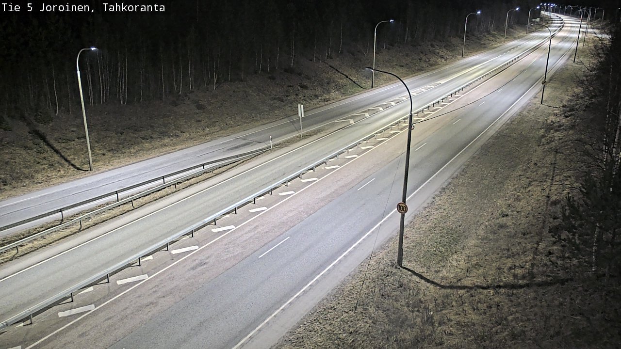 Weather Camera Image Road 5 Joroinen, Tahkoranta, Joroinen, Pohjois-Savo