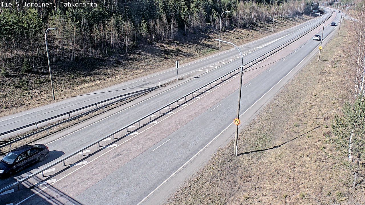 Weather Camera Image Road 5 Joroinen, Tahkoranta, Joroinen, Pohjois-Savo