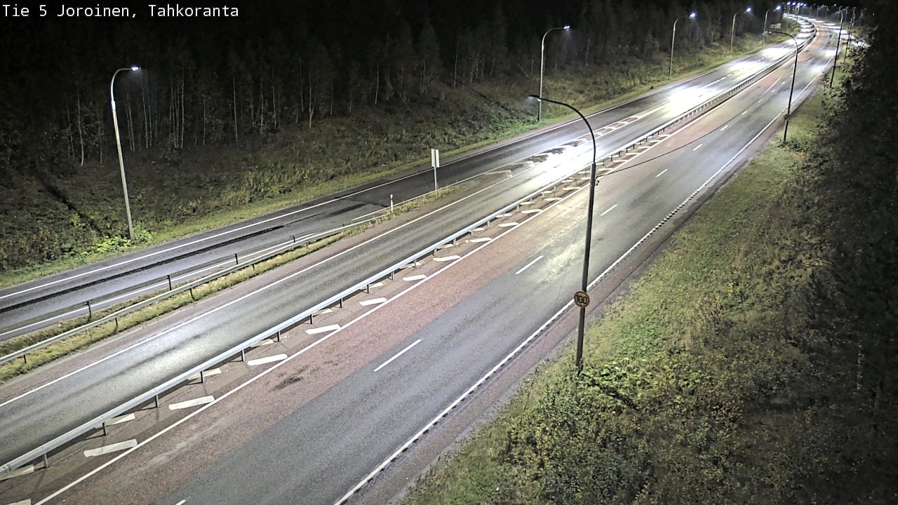 Weather Camera Image Väg 5 Jorois, Tahkoranta, Joroinen, Pohjois-Savo