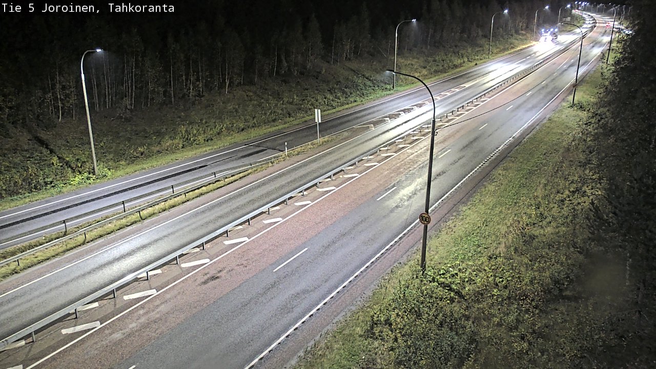 Weather Camera Image Väg 5 Jorois, Tahkoranta, Joroinen, Pohjois-Savo