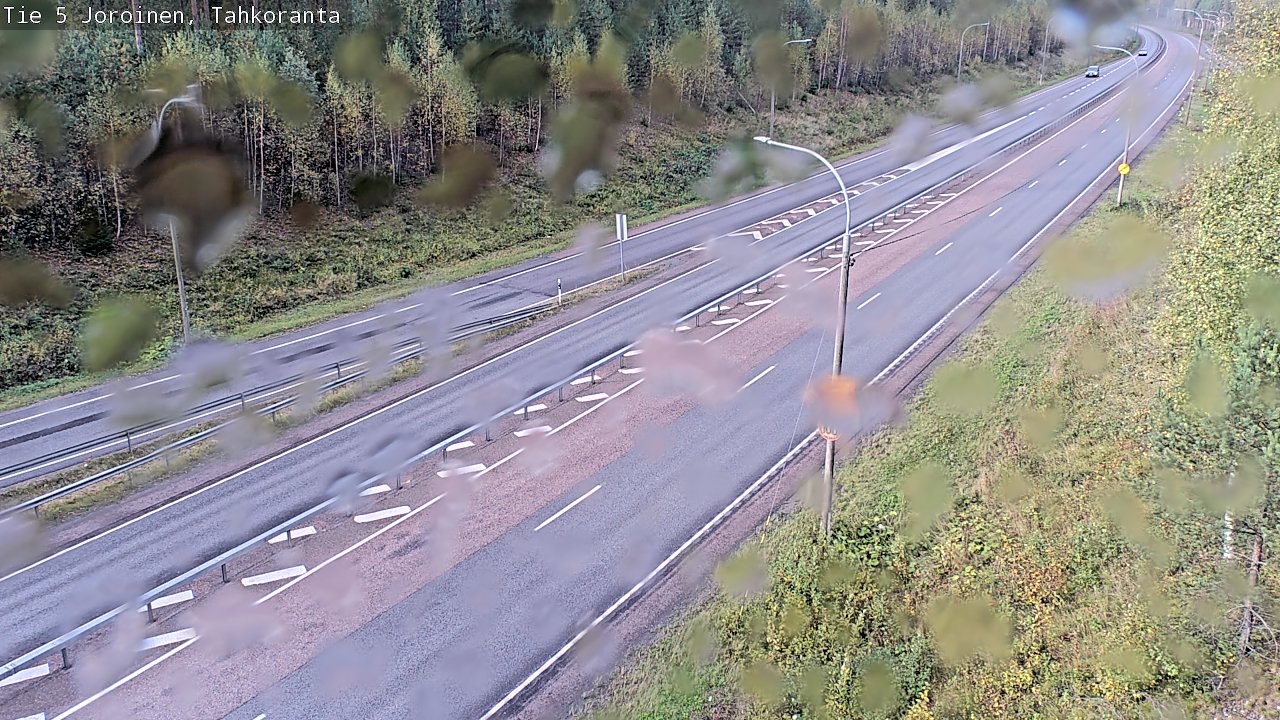Weather Camera Image Väg 5 Jorois, Tahkoranta, Joroinen, Pohjois-Savo