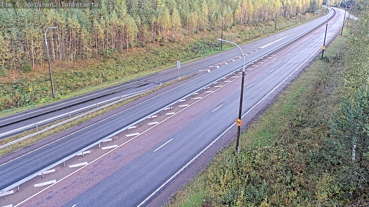 Weather Camera Image Väg 5 Jorois, Tahkoranta, Joroinen, Pohjois-Savo