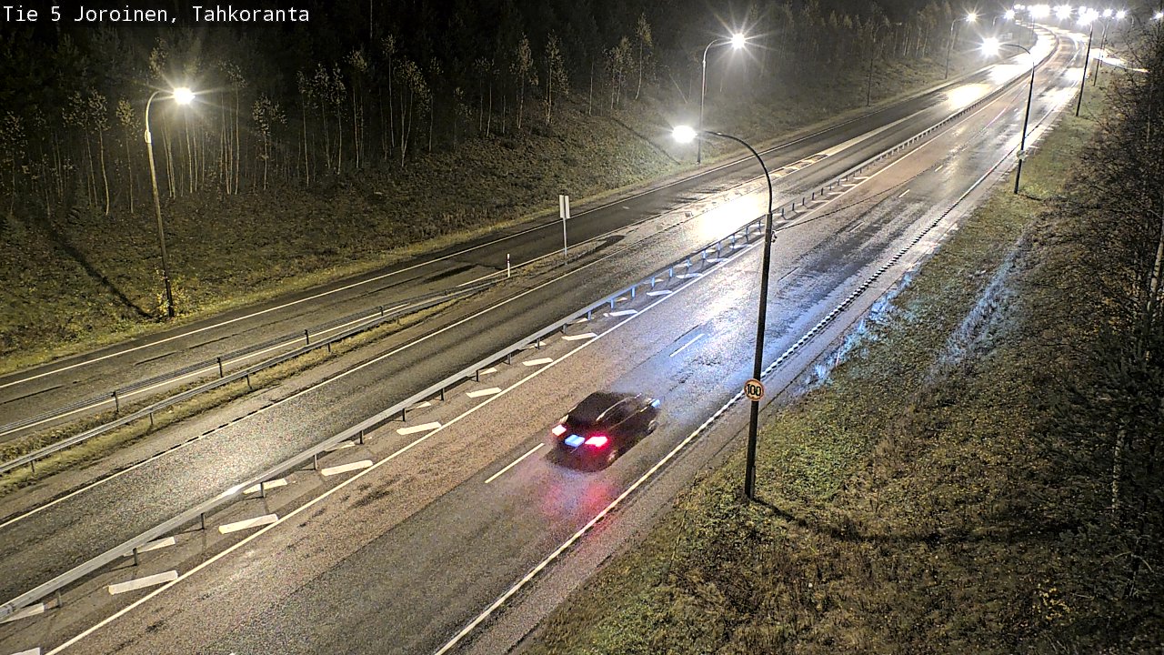 Weather Camera Image Väg 5 Jorois, Tahkoranta, Joroinen, Pohjois-Savo