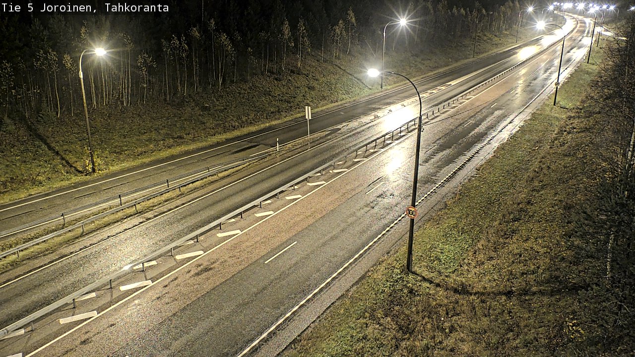 Weather Camera Image Väg 5 Jorois, Tahkoranta, Joroinen, Pohjois-Savo