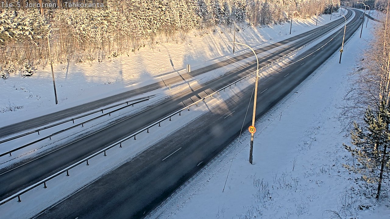 Weather Camera Image Road 5 Joroinen, Tahkoranta, Joroinen, Pohjois-Savo