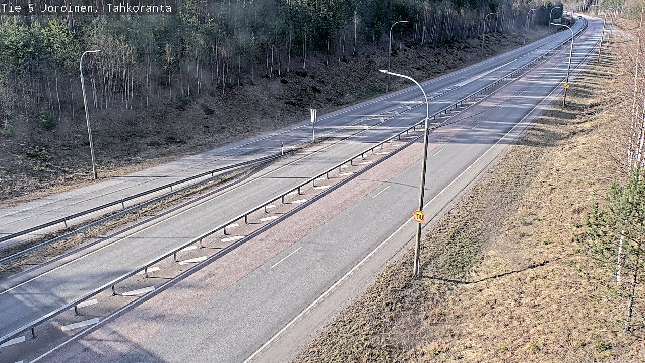 Weather Camera Image Road 5 Joroinen, Tahkoranta, Joroinen, Pohjois-Savo