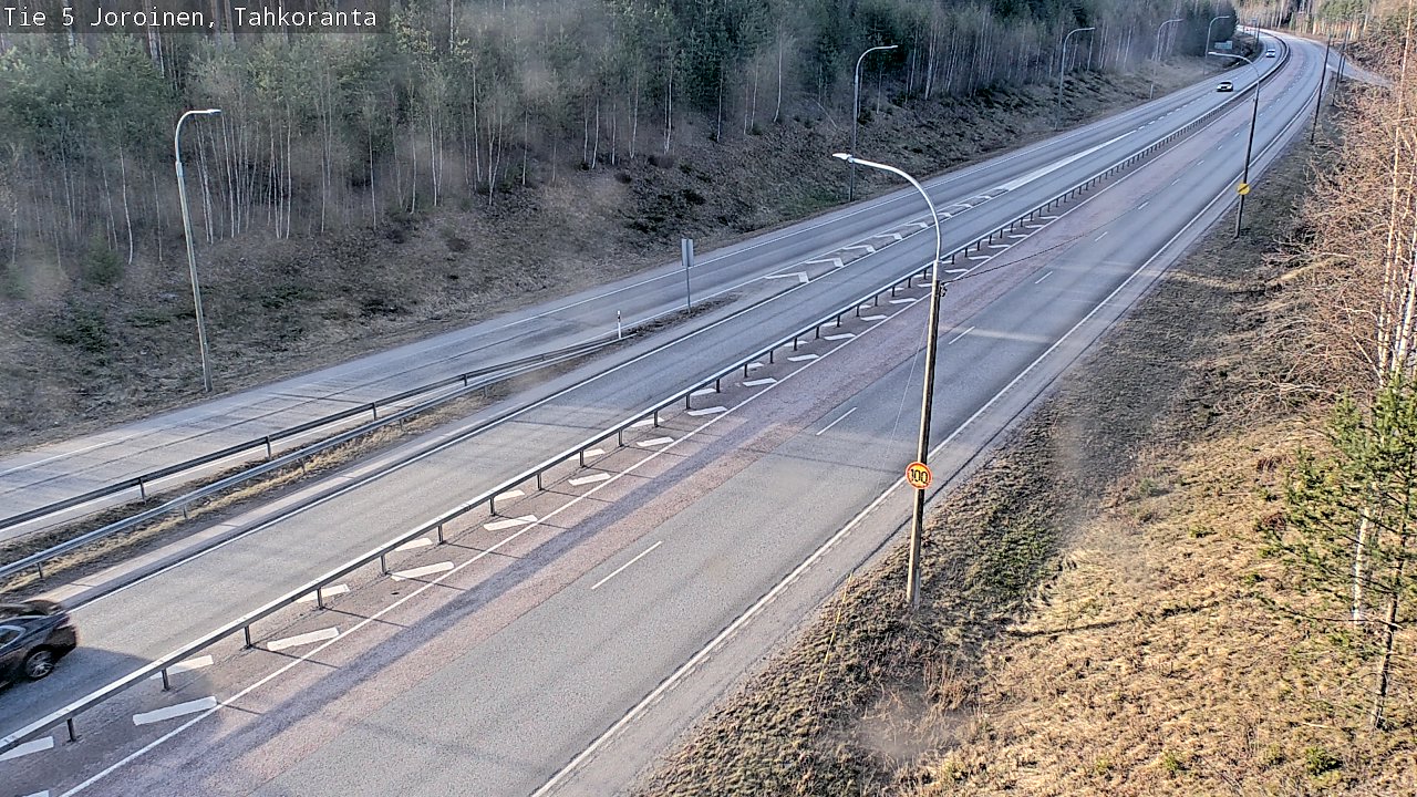 Weather Camera Image Road 5 Joroinen, Tahkoranta, Joroinen, Pohjois-Savo