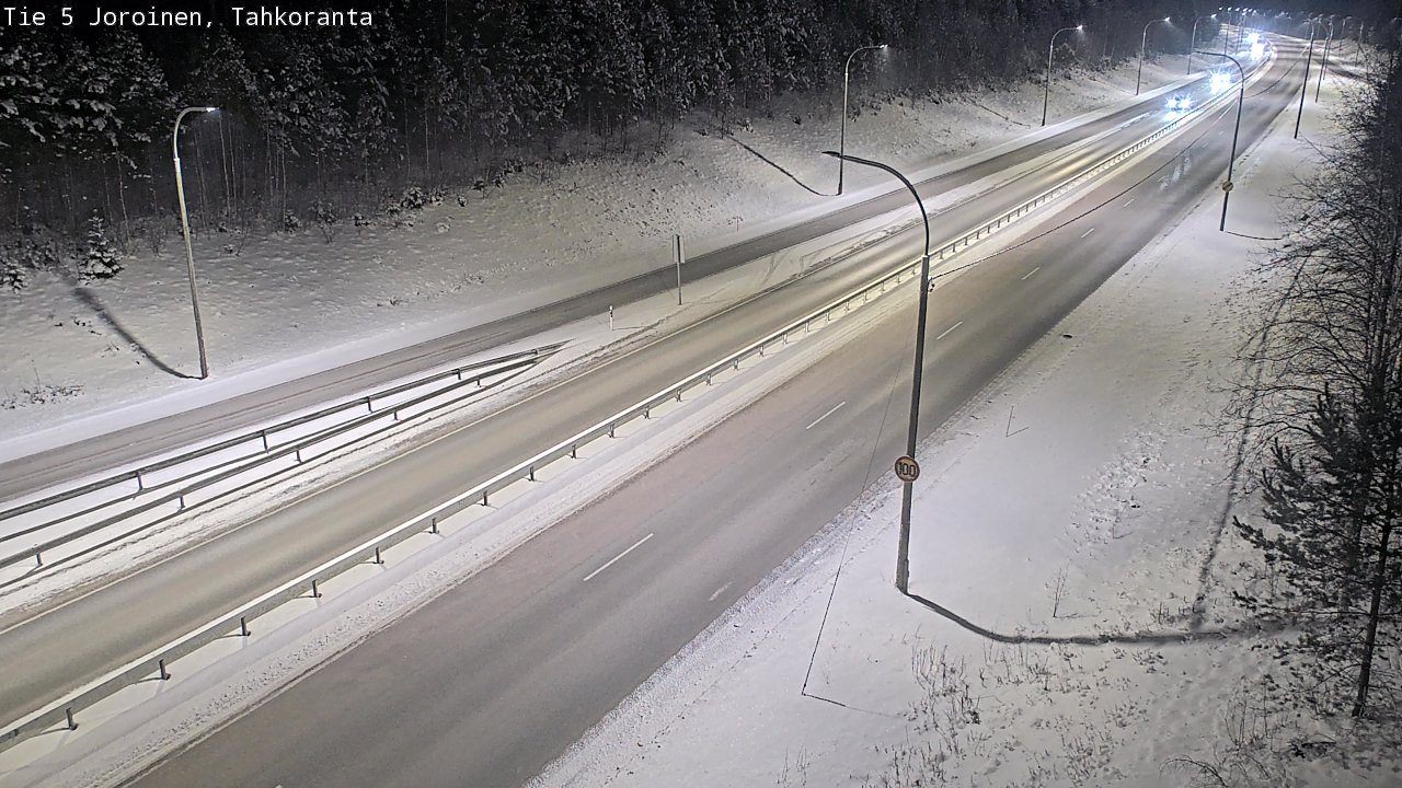 Weather Camera Image Road 5 Joroinen, Tahkoranta, Joroinen, Pohjois-Savo