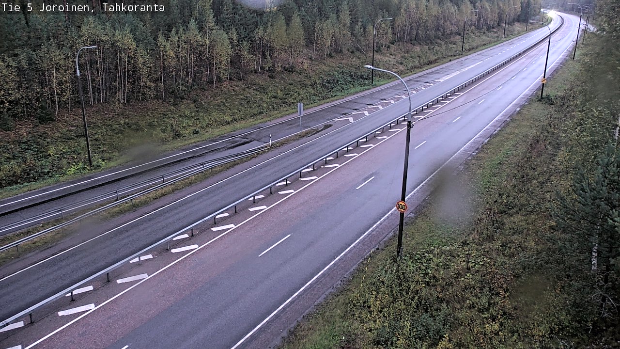 Weather Camera Image Väg 5 Jorois, Tahkoranta, Joroinen, Pohjois-Savo
