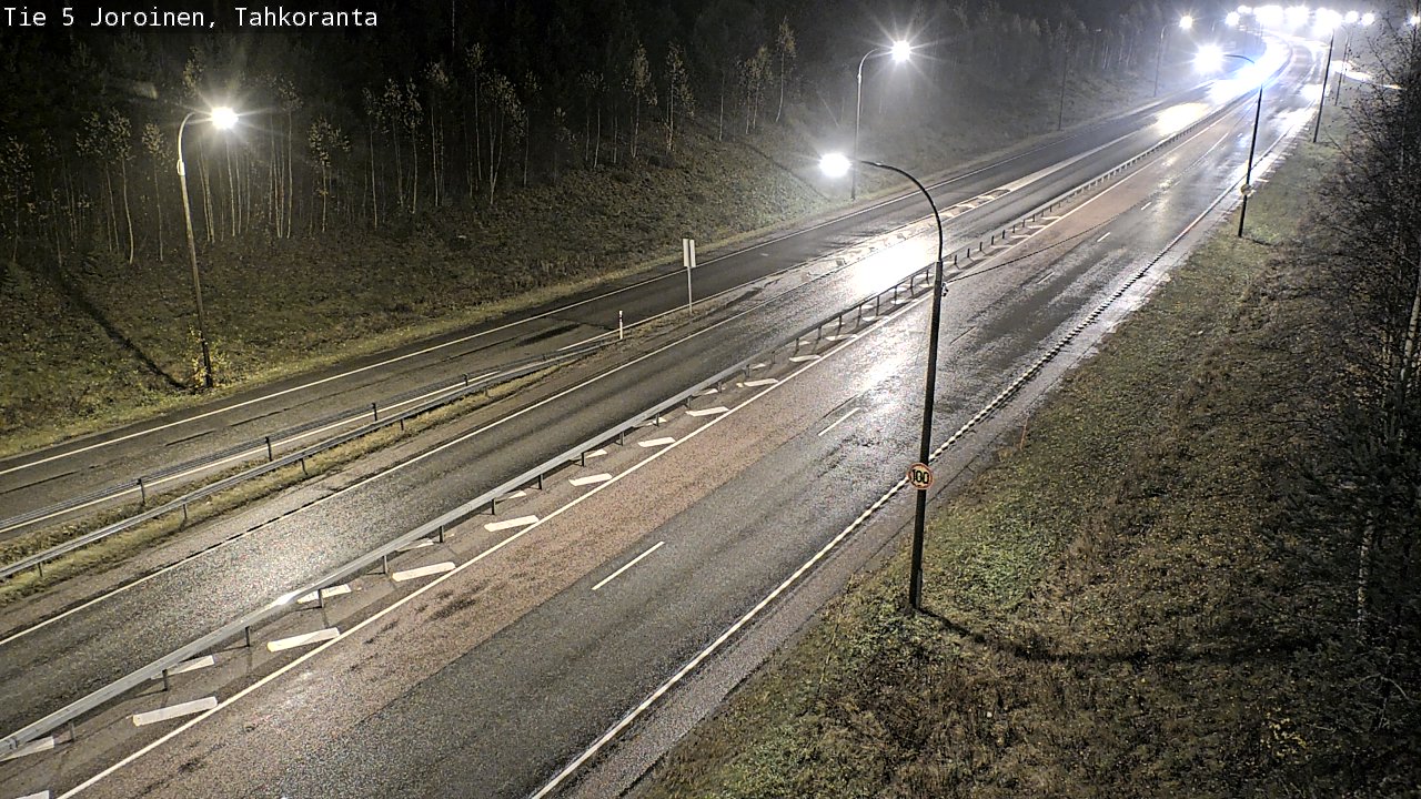 Weather Camera Image Road 5 Joroinen, Tahkoranta, Joroinen, Pohjois-Savo