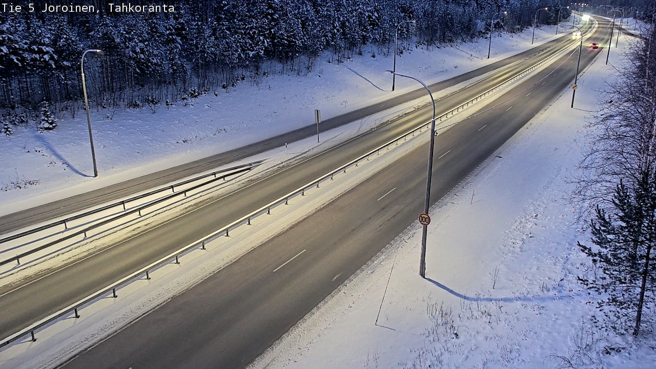 Weather Camera Image Road 5 Joroinen, Tahkoranta, Joroinen, Pohjois-Savo