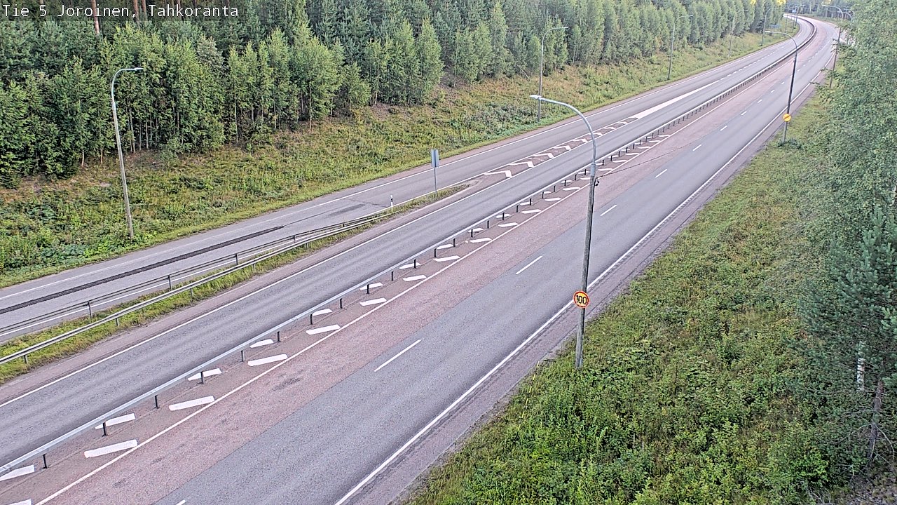 Weather Camera Image Road 5 Joroinen, Tahkoranta, Joroinen, Pohjois-Savo