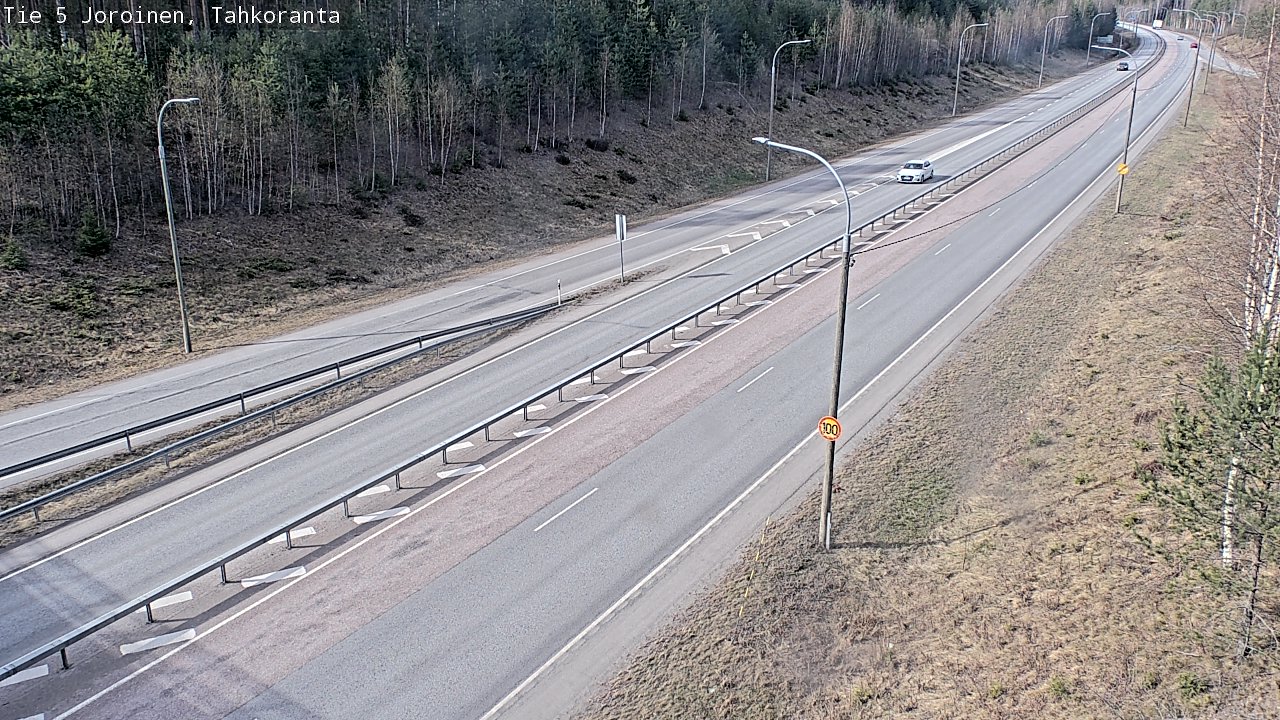 Weather Camera Image Road 5 Joroinen, Tahkoranta, Joroinen, Pohjois-Savo