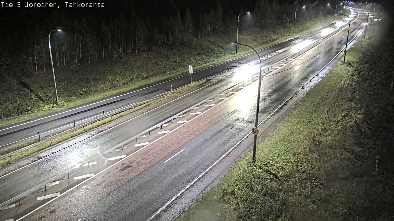 Weather Camera Image Väg 5 Jorois, Tahkoranta, Joroinen, Pohjois-Savo