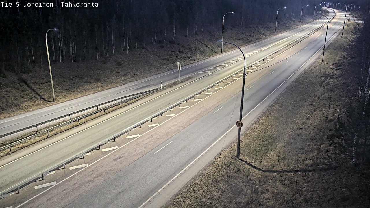 Weather Camera Image Road 5 Joroinen, Tahkoranta, Joroinen, Pohjois-Savo