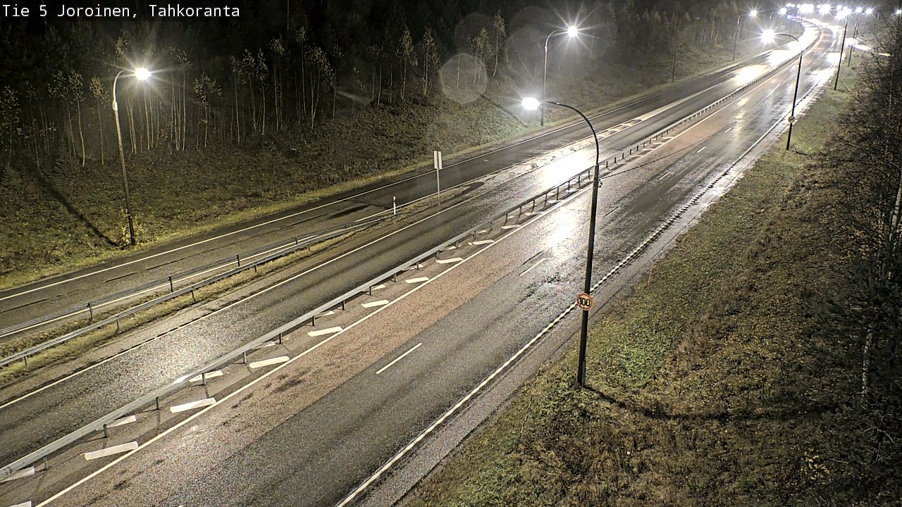 Weather Camera Image Väg 5 Jorois, Tahkoranta, Joroinen, Pohjois-Savo