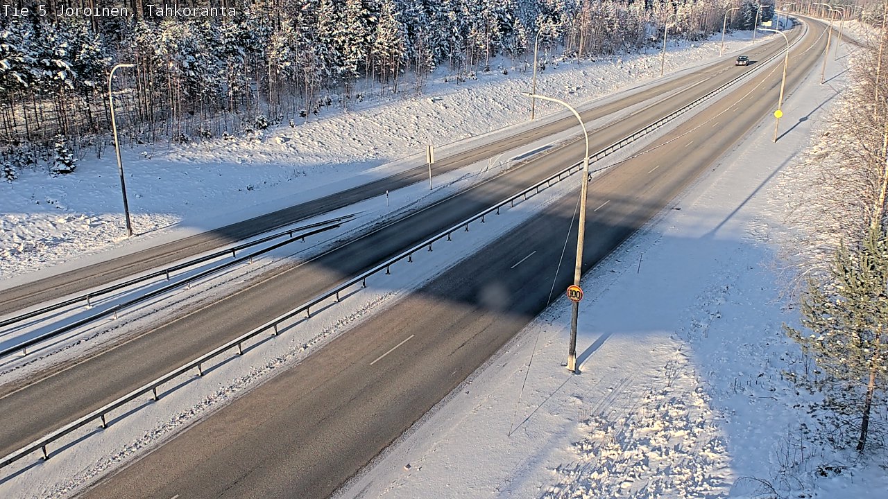 Weather Camera Image Road 5 Joroinen, Tahkoranta, Joroinen, Pohjois-Savo