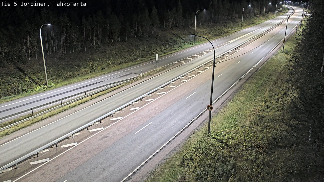 Weather Camera Image Väg 5 Jorois, Tahkoranta, Joroinen, Pohjois-Savo