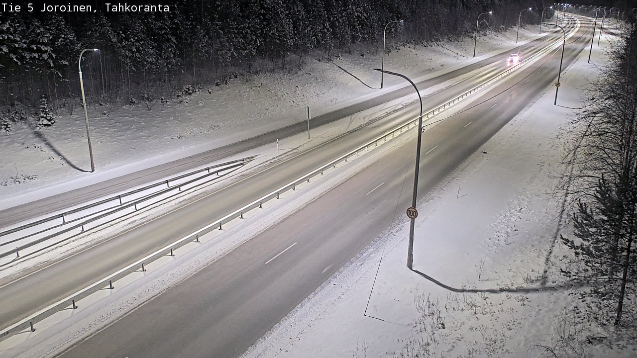 Weather Camera Image Road 5 Joroinen, Tahkoranta, Joroinen, Pohjois-Savo