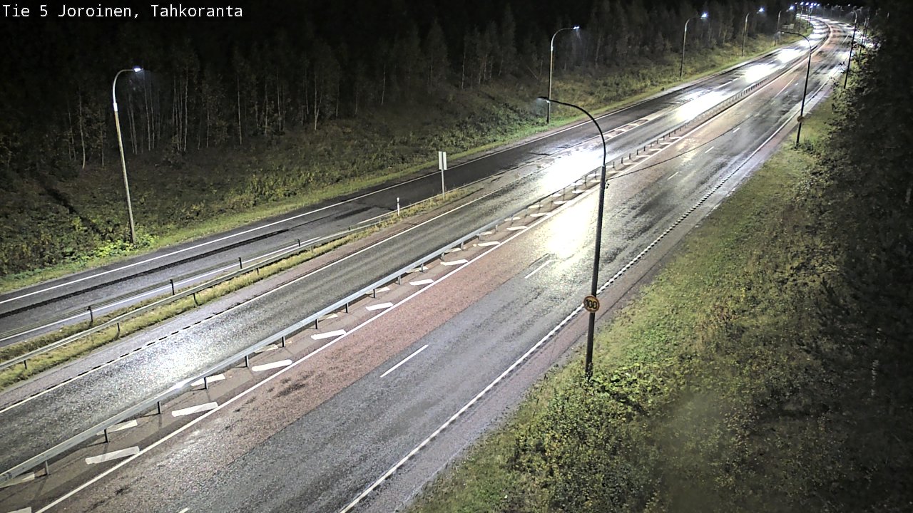 Weather Camera Image Väg 5 Jorois, Tahkoranta, Joroinen, Pohjois-Savo