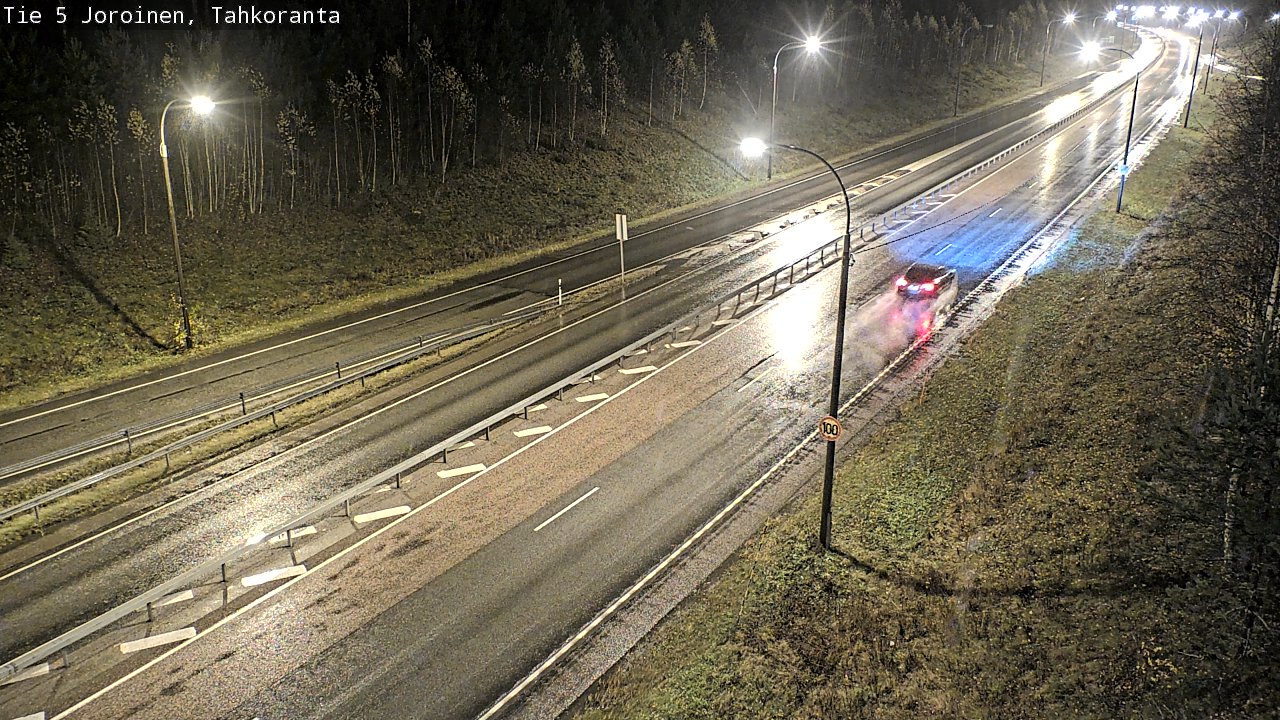 Weather Camera Image Väg 5 Jorois, Tahkoranta, Joroinen, Pohjois-Savo