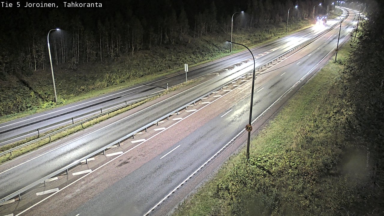 Weather Camera Image Väg 5 Jorois, Tahkoranta, Joroinen, Pohjois-Savo