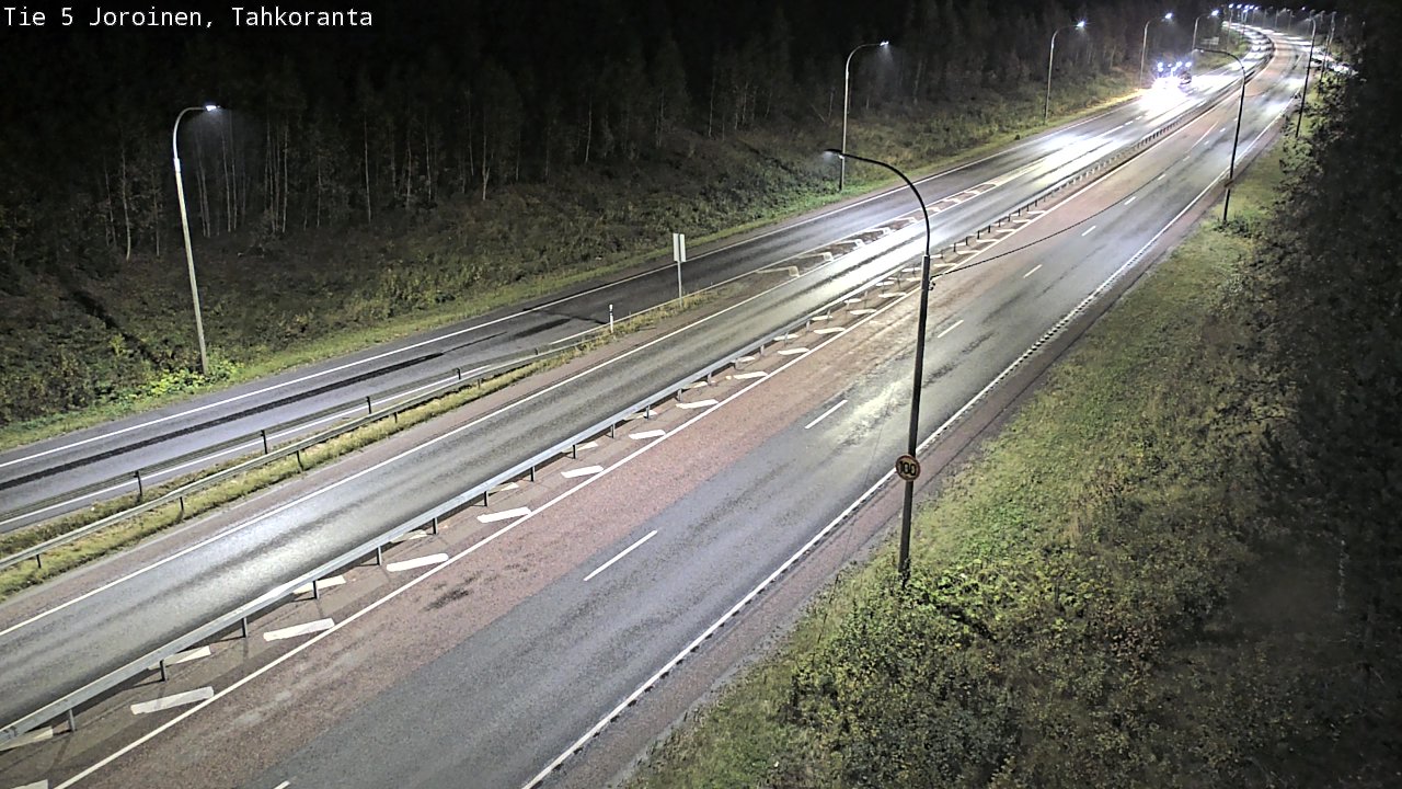 Weather Camera Image Väg 5 Jorois, Tahkoranta, Joroinen, Pohjois-Savo