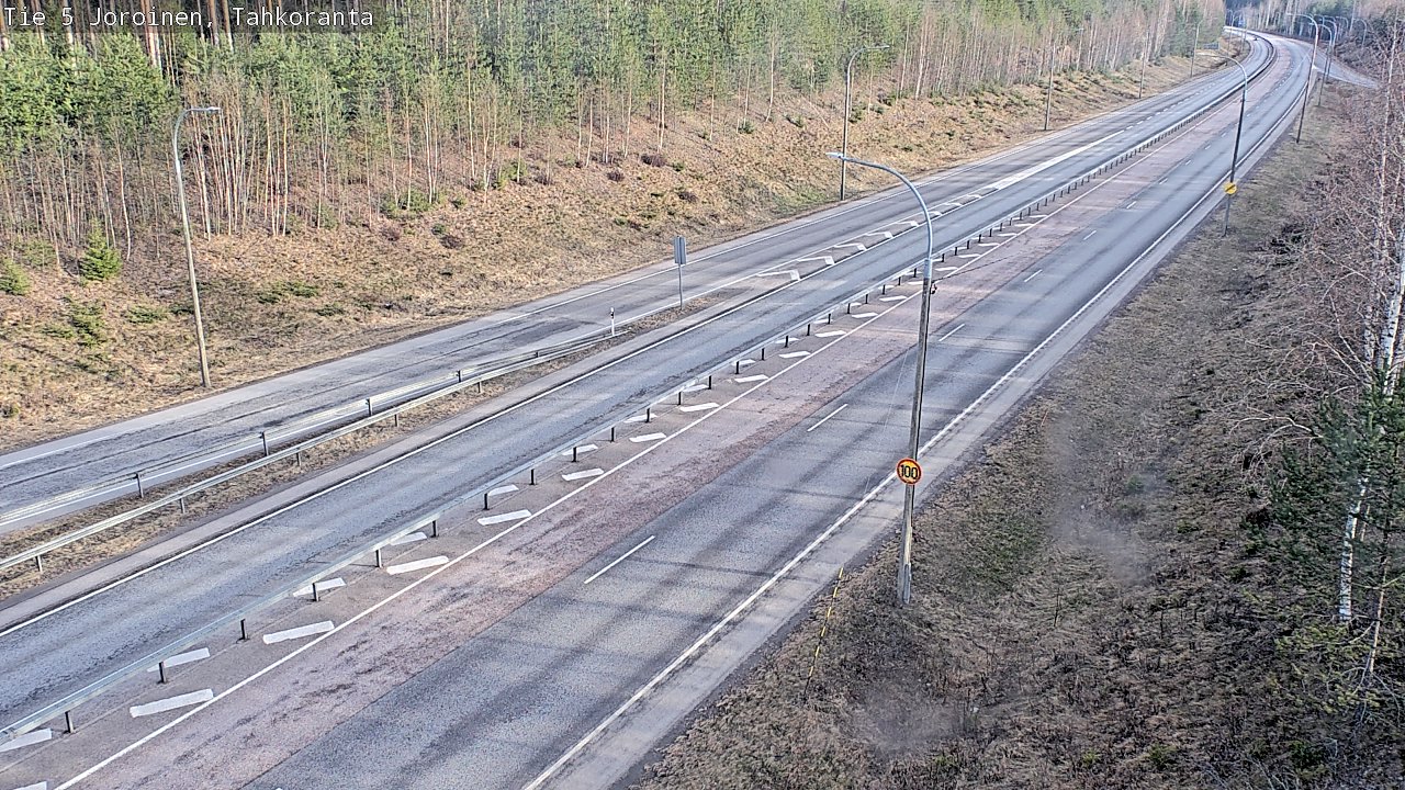 Weather Camera Image Road 5 Joroinen, Tahkoranta, Joroinen, Pohjois-Savo