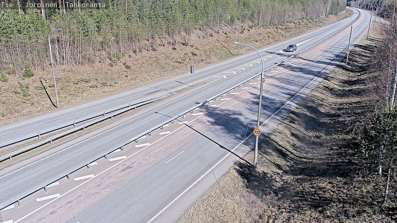 Kelikamerat Kuva Tie 5 Joroinen, Tahkoranta, Joroinen, Pohjois-Savo