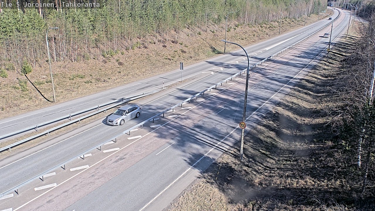 Kelikamerat Kuva Tie 5 Joroinen, Tahkoranta, Joroinen, Pohjois-Savo