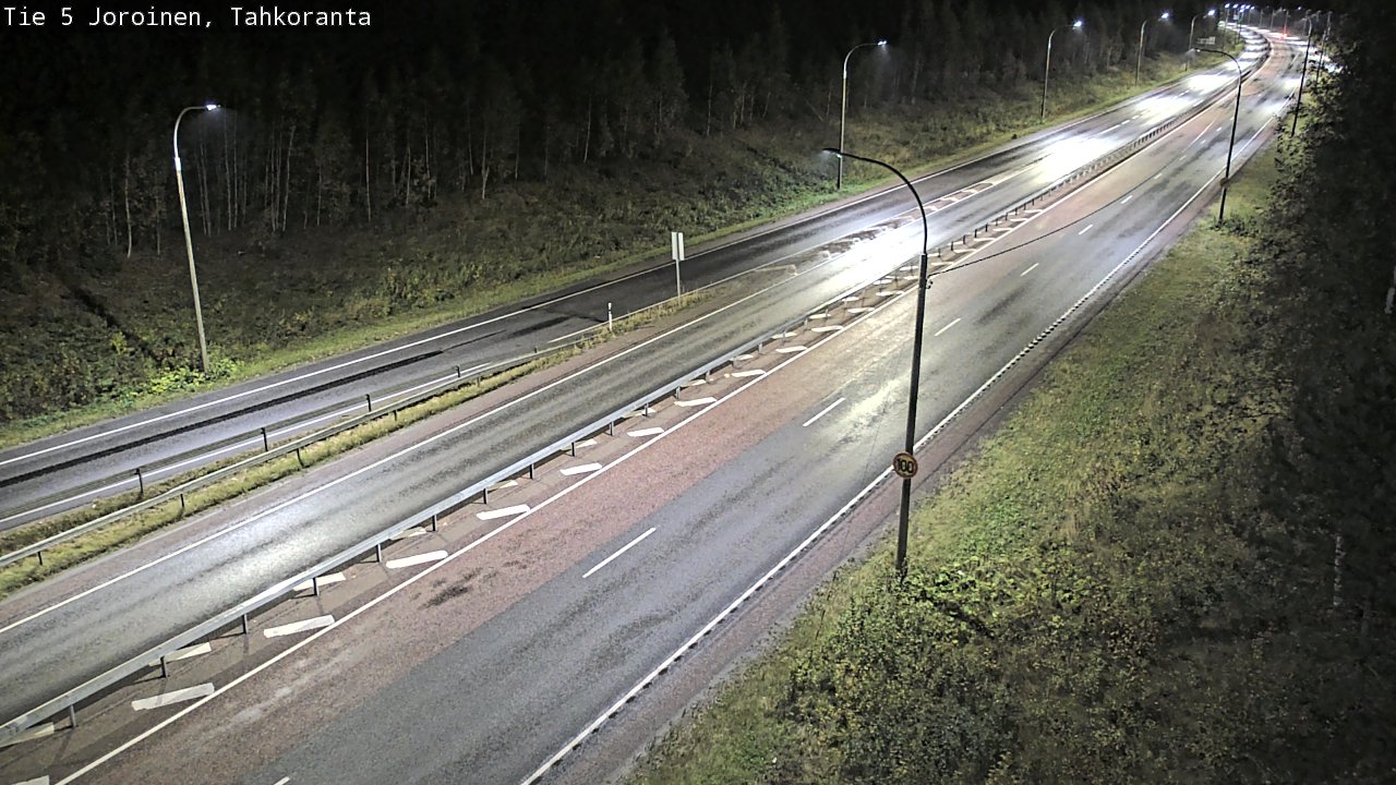 Weather Camera Image Väg 5 Jorois, Tahkoranta, Joroinen, Pohjois-Savo