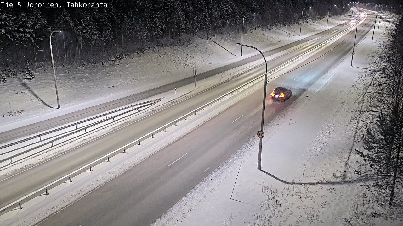 Weather Camera Image Road 5 Joroinen, Tahkoranta, Joroinen, Pohjois-Savo