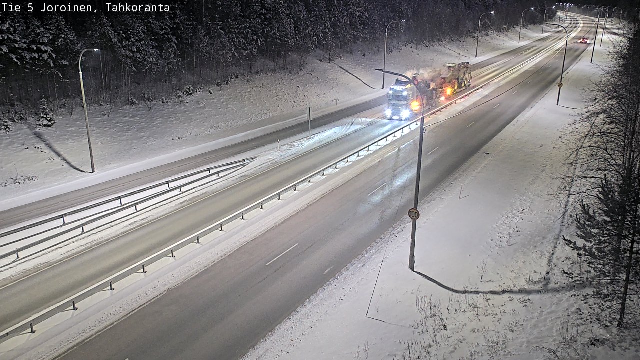 Weather Camera Image Road 5 Joroinen, Tahkoranta, Joroinen, Pohjois-Savo