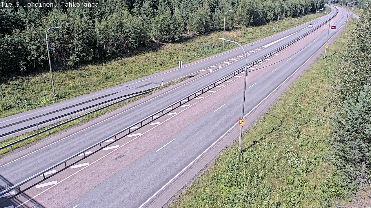 Kelikamerat Kuva Tie 5 Joroinen, Tahkoranta, Joroinen, Pohjois-Savo
