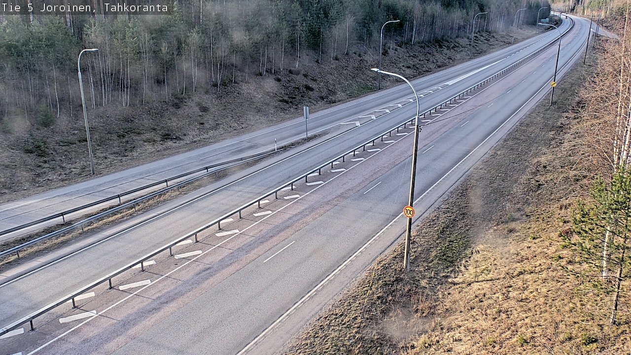 Weather Camera Image Road 5 Joroinen, Tahkoranta, Joroinen, Pohjois-Savo
