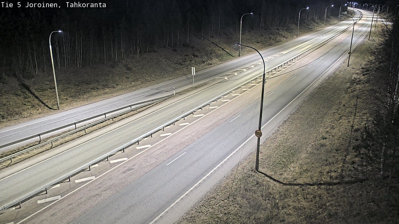 Weather Camera Image Road 5 Joroinen, Tahkoranta, Joroinen, Pohjois-Savo