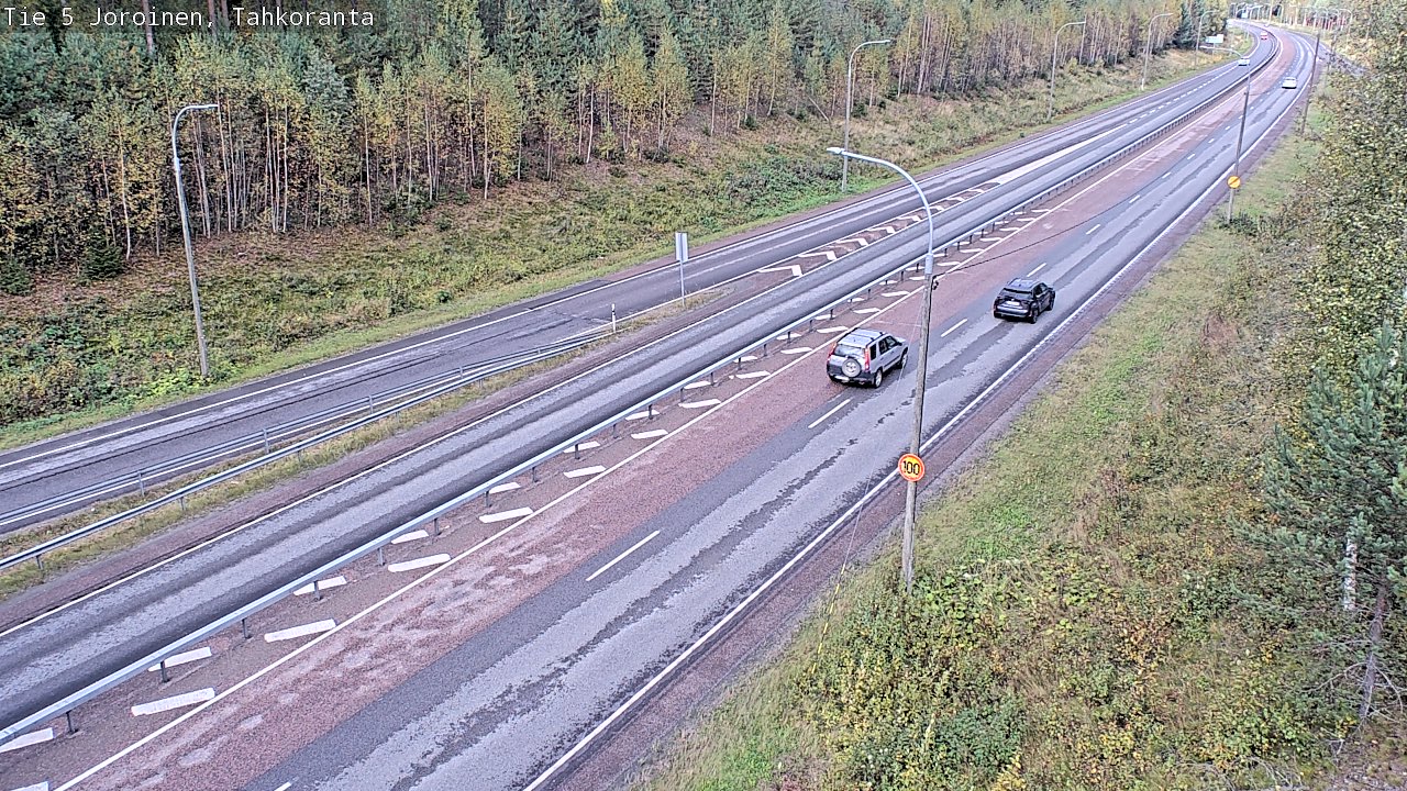 Weather Camera Image Väg 5 Jorois, Tahkoranta, Joroinen, Pohjois-Savo