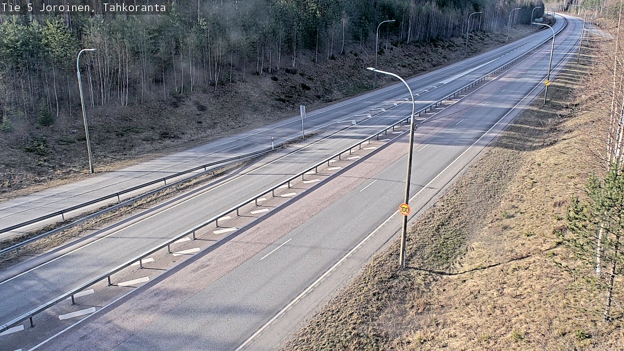 Weather Camera Image Road 5 Joroinen, Tahkoranta, Joroinen, Pohjois-Savo